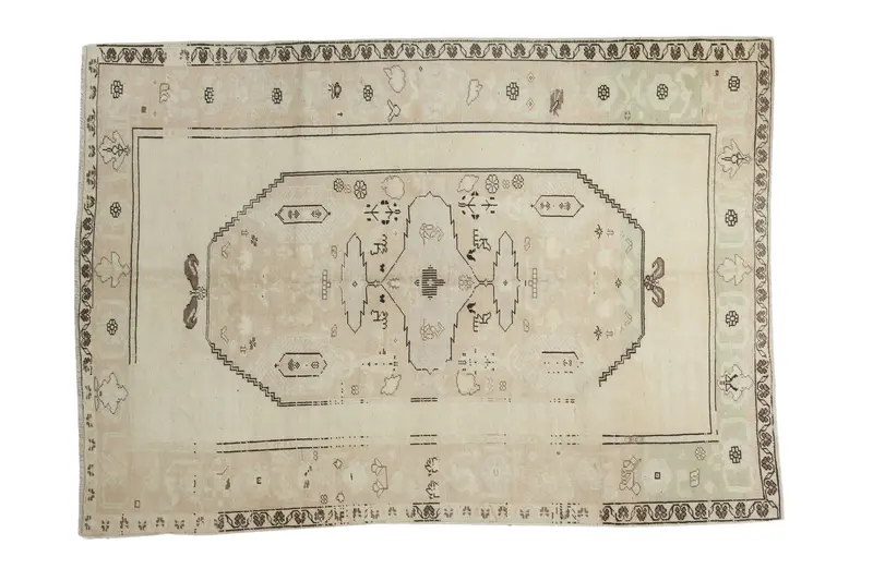 6x8.5 Vintage Oushak Carpet