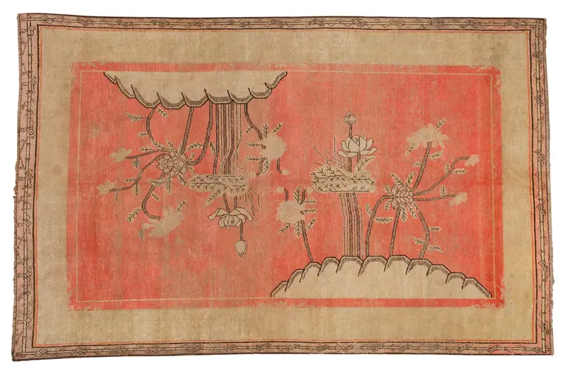 6x9 Antique Khotan Carpet