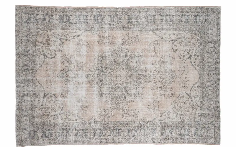 7.5x11 Distressed Oushak Carpet