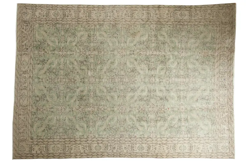 7x10 Distressed Oushak Carpet