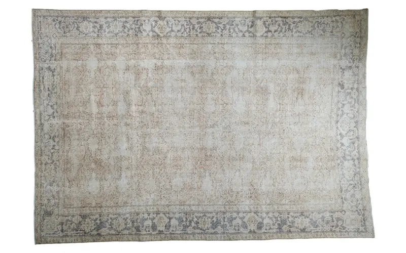7x10 Distressed Oushak Carpet