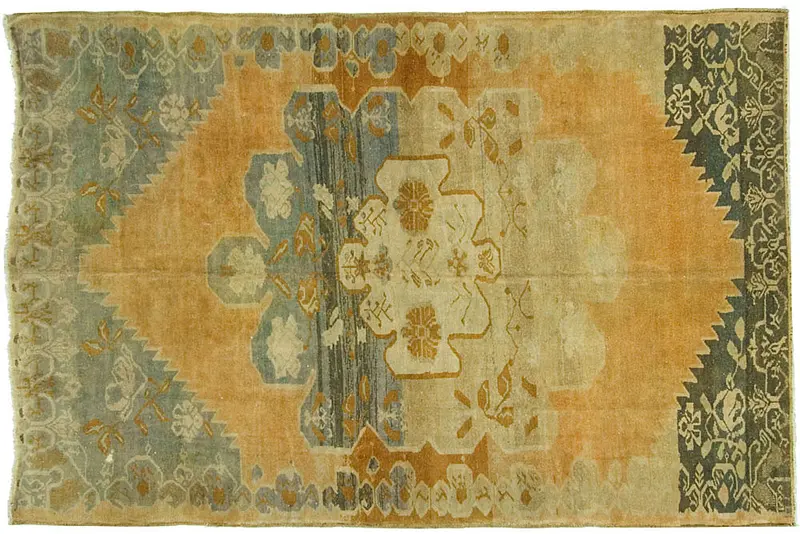 7x10 Vintage Oushak Rug