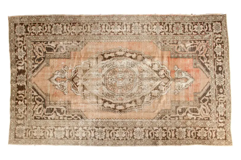 7x11.5 Distressed Vintage Oushak Carpet
