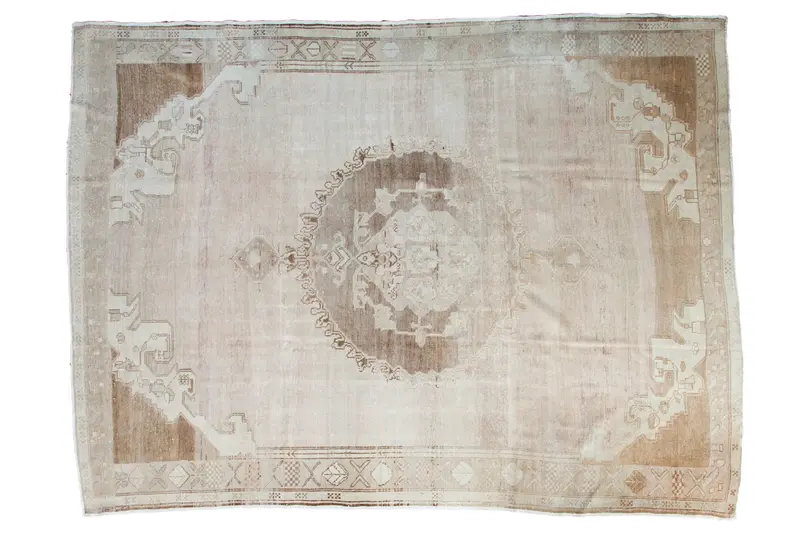 8.5x11 Vintage Oushak Carpet