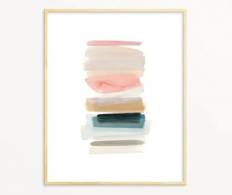 8x10 Snoogs & Wilde Art August Abstract Print
