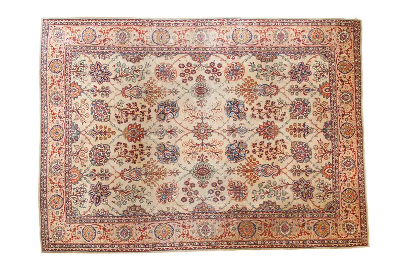 8x11 Distressed Kazvin Carpet