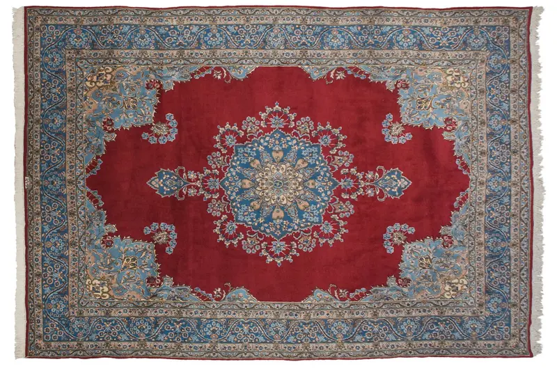 9x13 Vintage Kerman Carpet