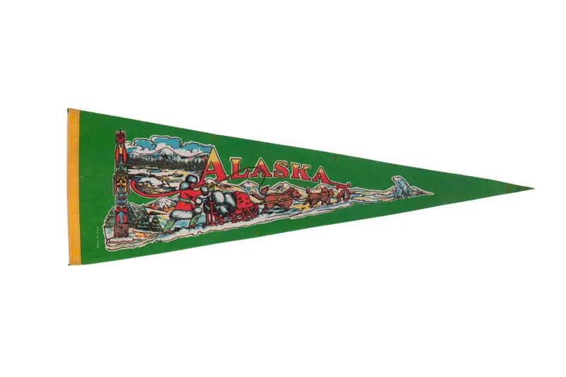 Alaska Felt Flag Pennant