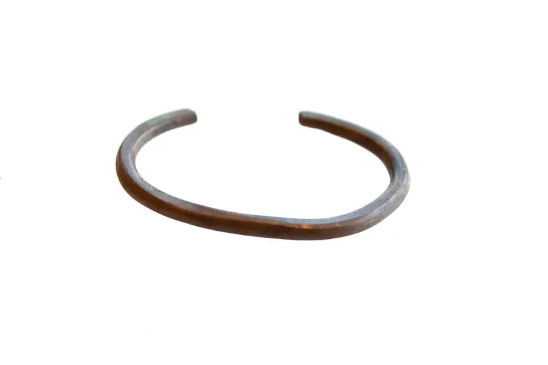 Antique African Simplistic Copper Cuff Bracelet
