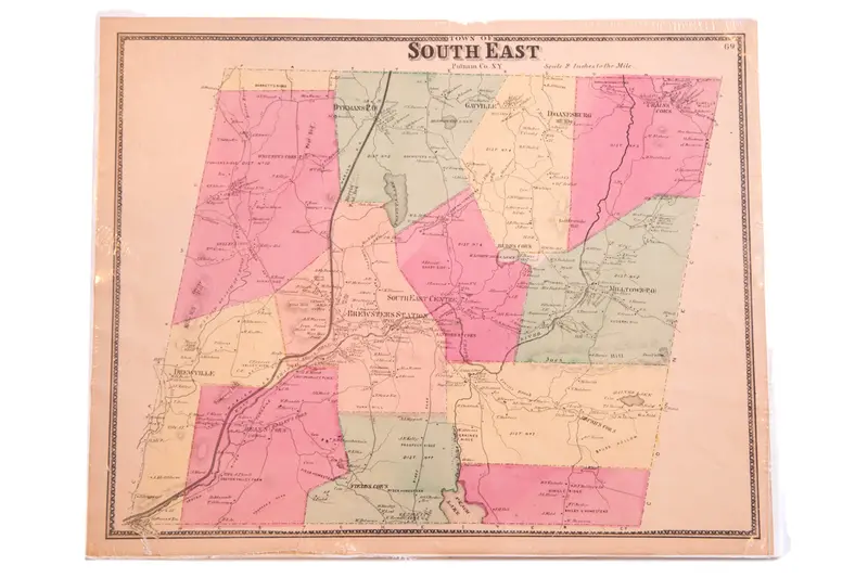 Antique Beers Southeast Putnam County NY Map