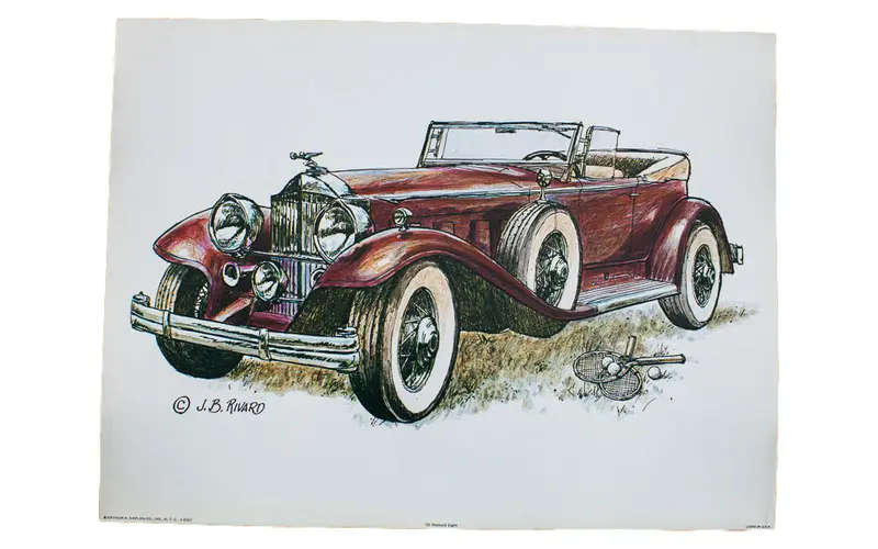 Antique Car Wall Art