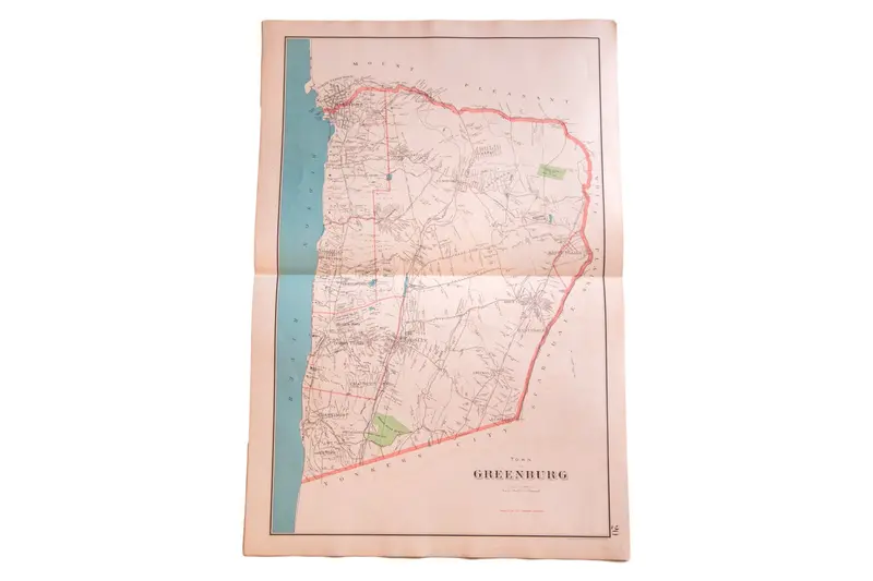 Antique Greenburgh NY Map