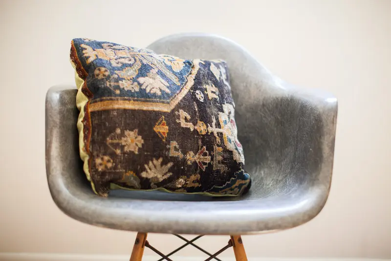 Antique Turkish Rug Pillow