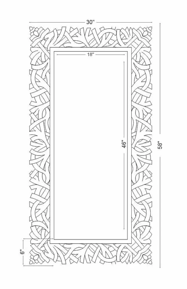 Antrodoco Mirror - Clearance