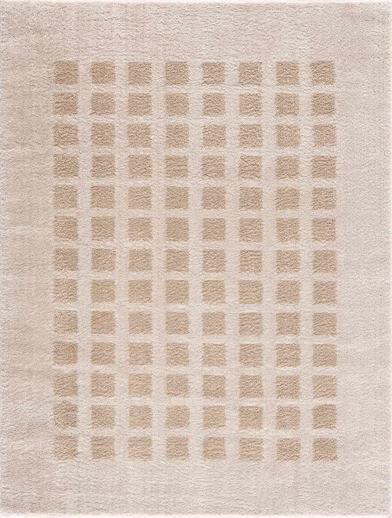 Baback Beige Washable Area Rug