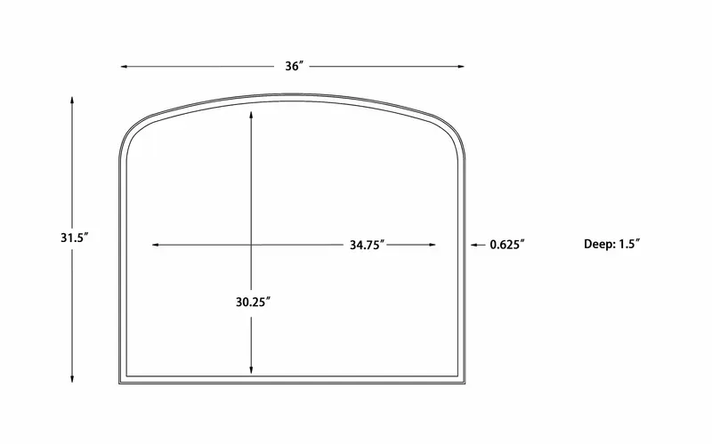Barbarasco Mantel Mirror