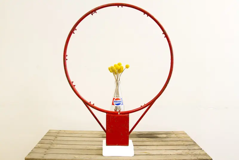 Basketball Hoop Industrial Accent