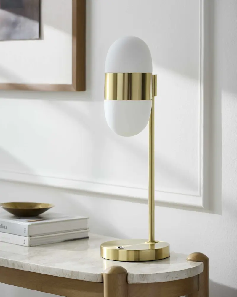Bayshonas Metallic Gold Table Lamp