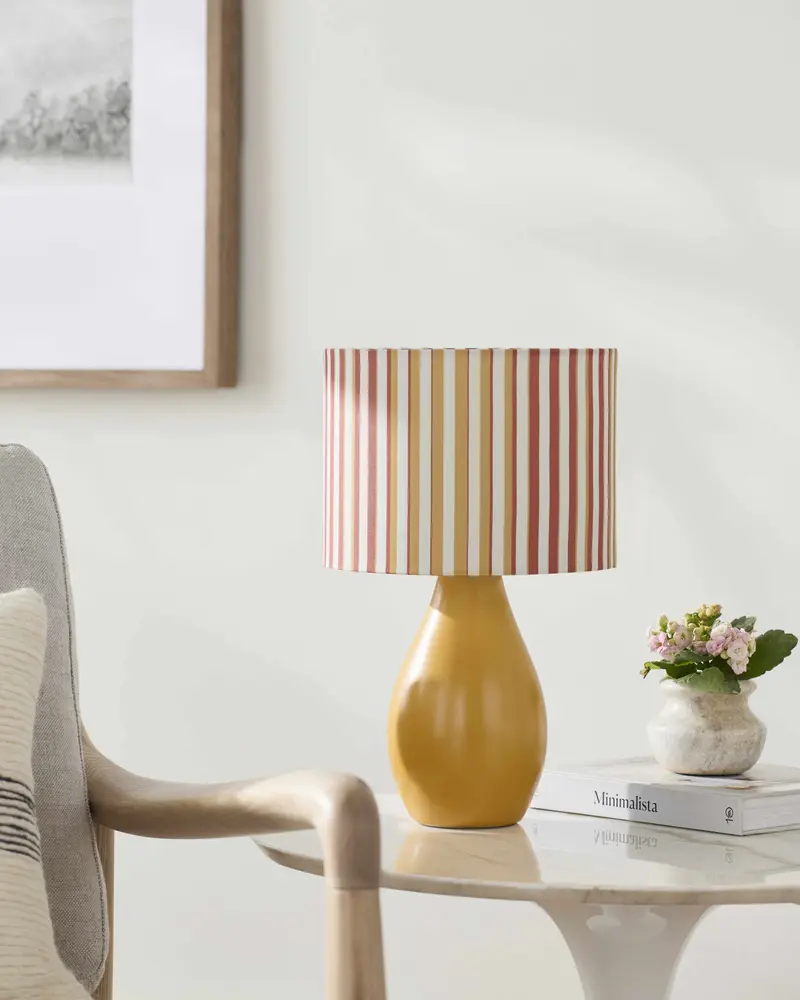 Beitbridge Yellow Table Lamp