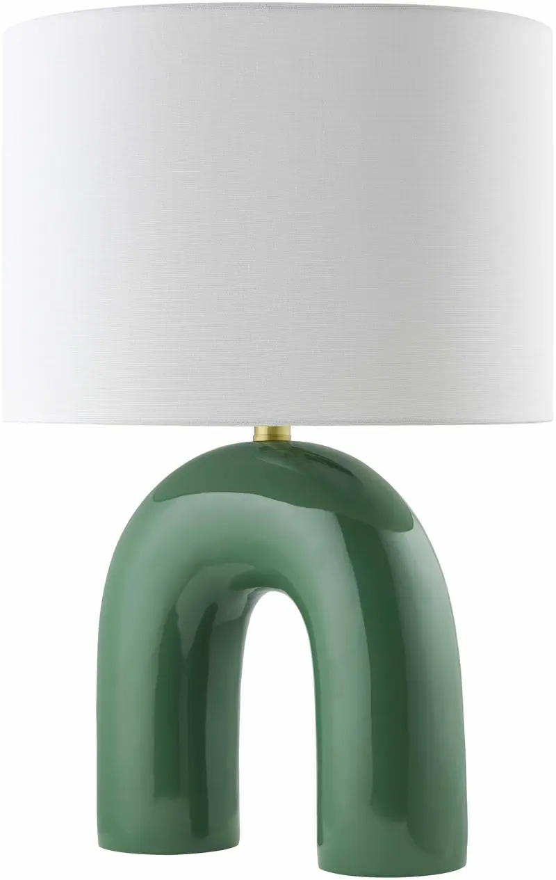 Benslimane Green Table Lamp