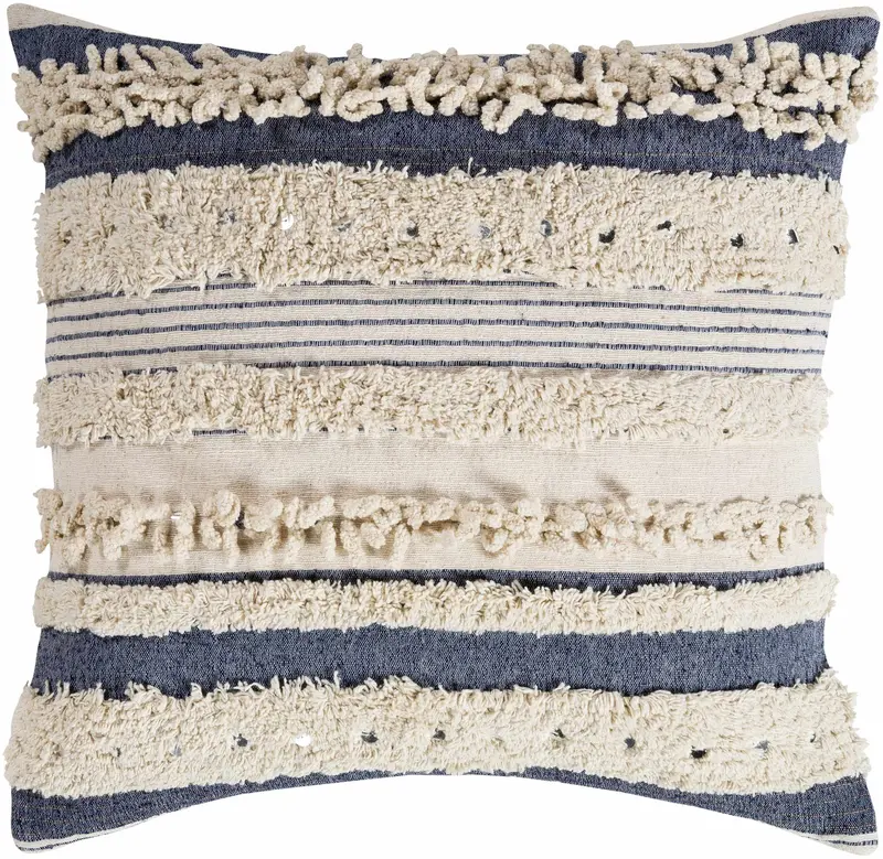 Braintree Striped Textured Throw Pillow