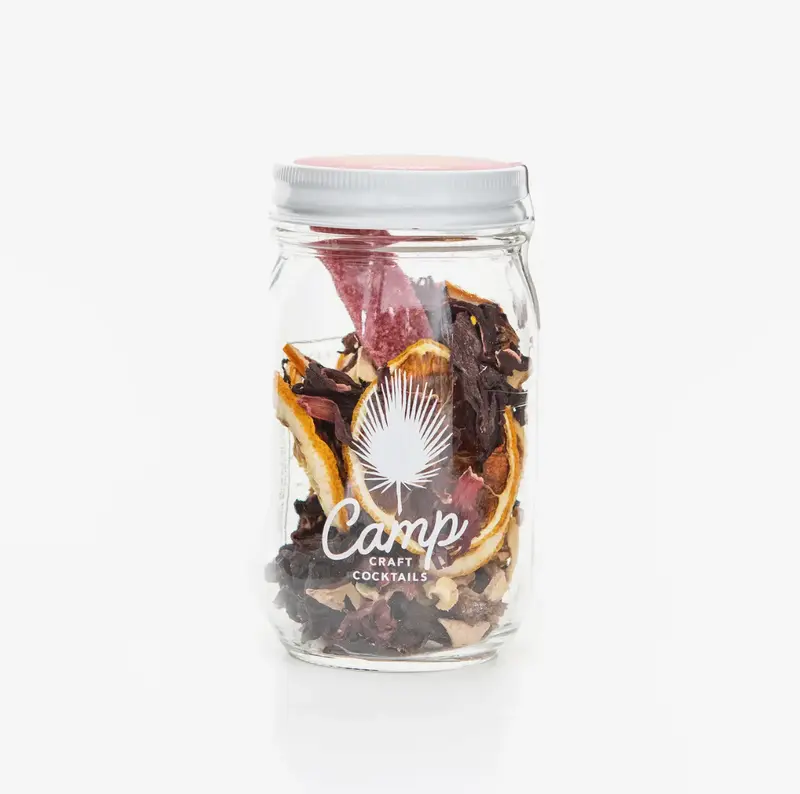 Camp Craft Cocktail Hibiscus Ginger Lemon