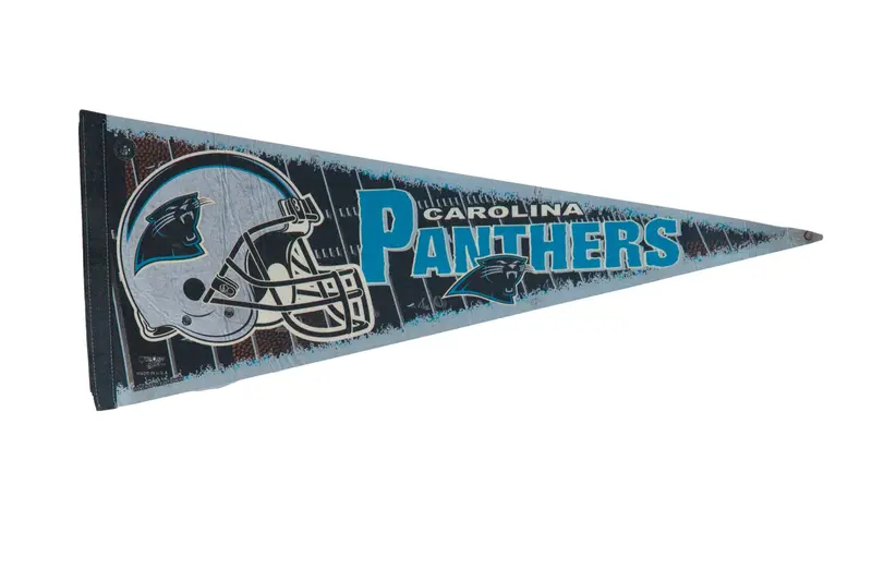 Carolina Panthers Felt Flag Pennant