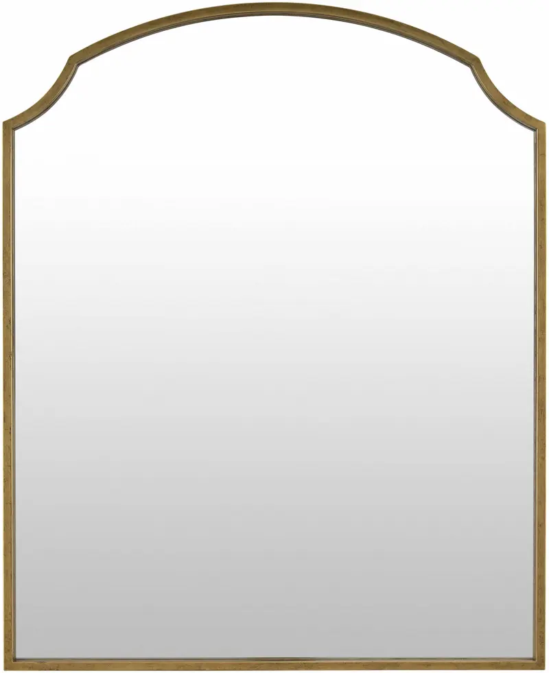 Catai Gold Mirror with Iron Base