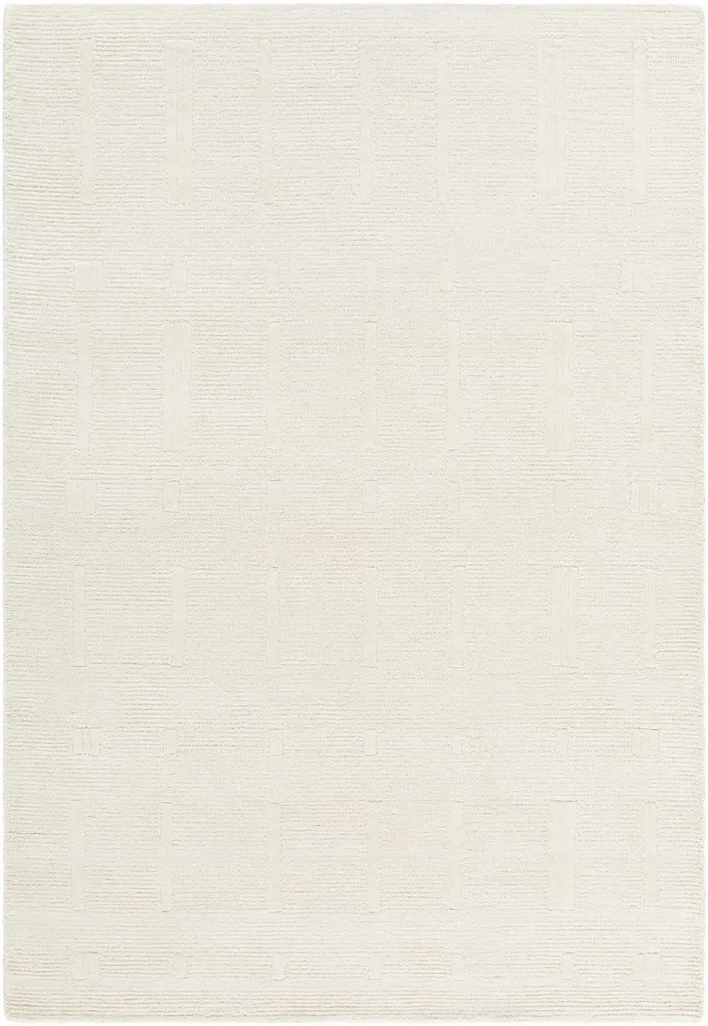Charan Ivory Cream Area Rug