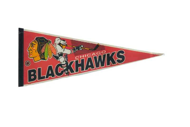 Chicago Blackhawks Felt Flag Pennant