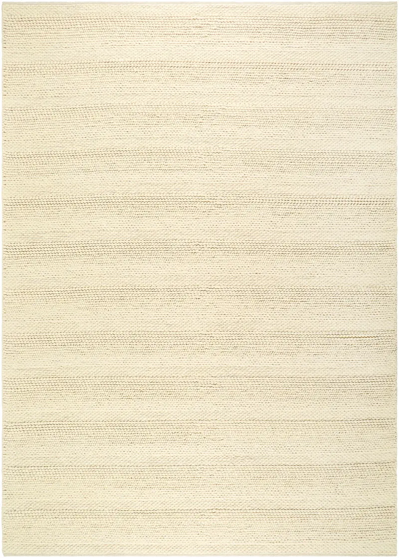 Clarke Beige Textured Wool Rug