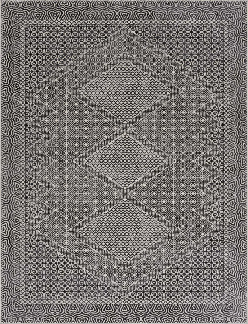 Coledale Black & White Washable Rug - Clearance