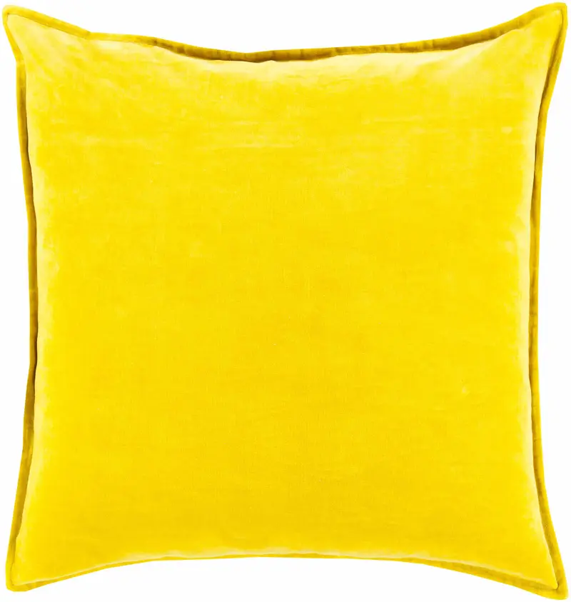 Coningsby Mustard Square Throw Pillow - Clearance