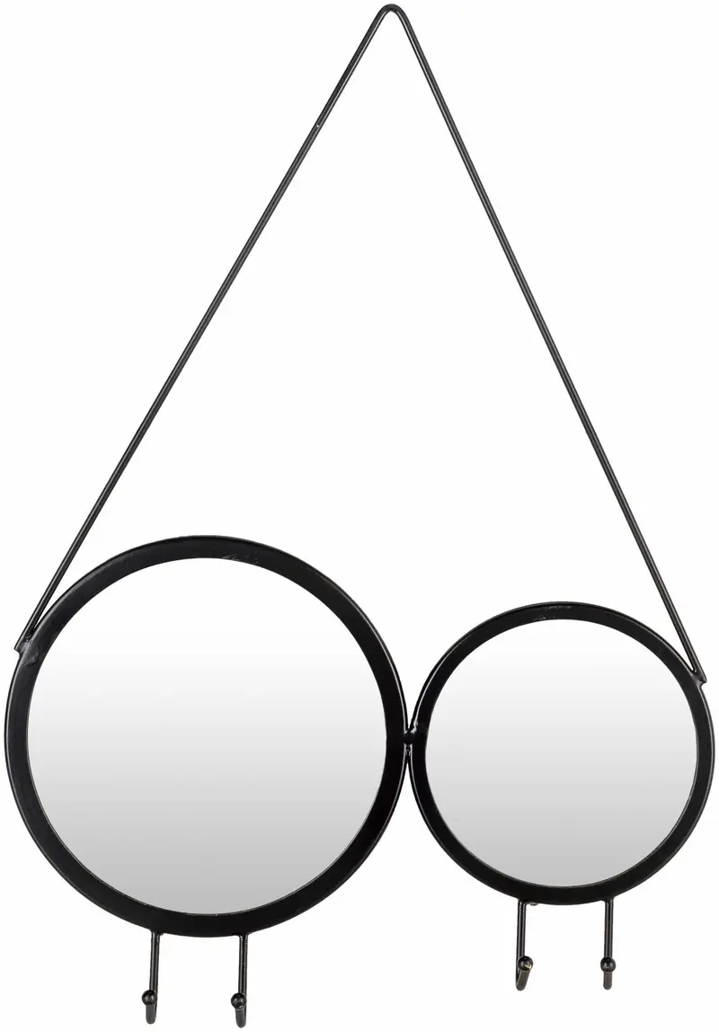 Cotmon Black Iron Frame Mirror - Clearance