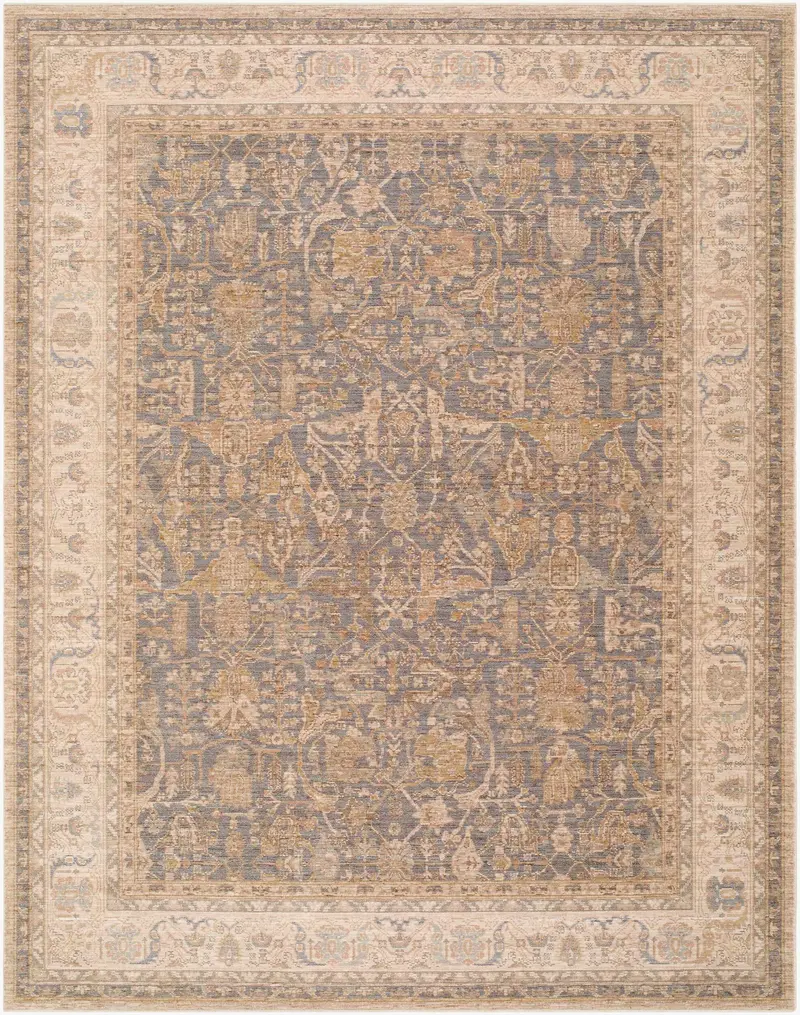 Danail Gray Traditional Area Rug