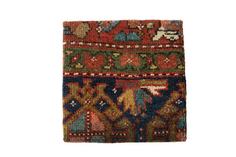 Decorative Kurdish Hamadan Rug Art
