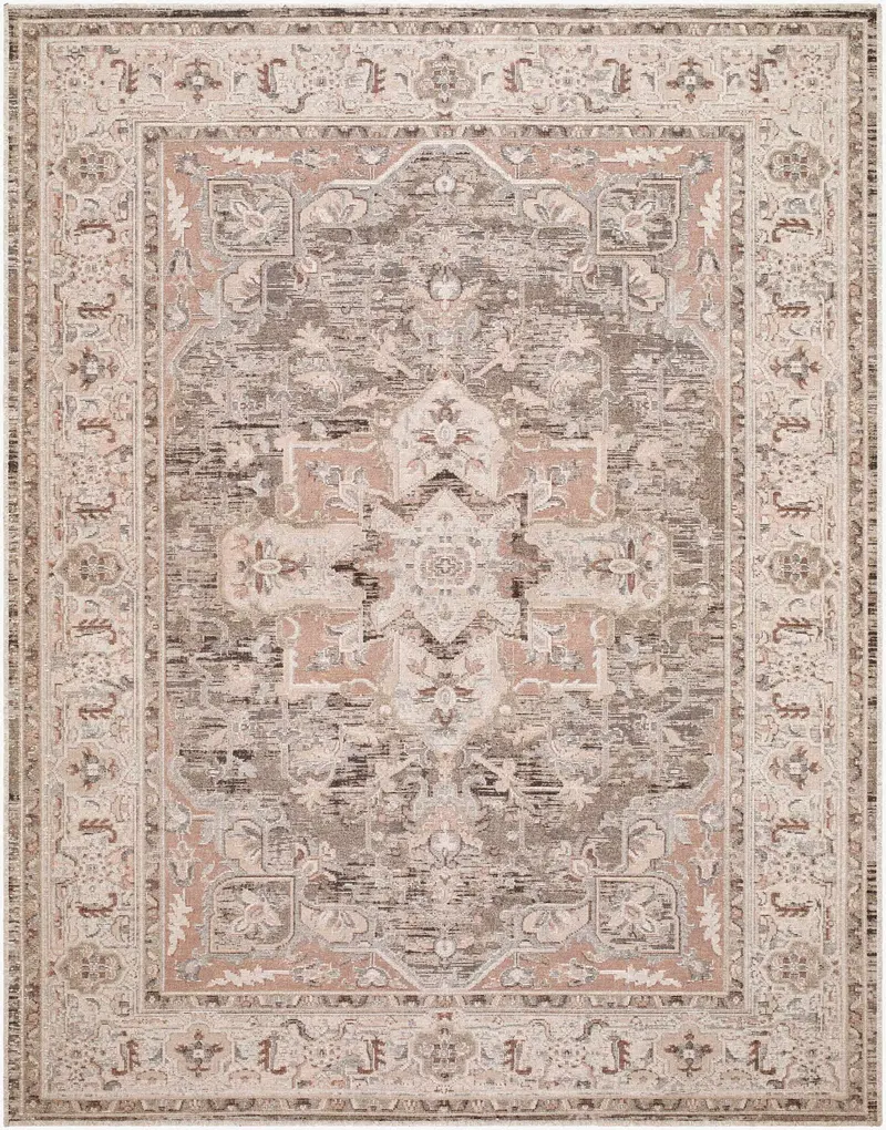 Dipaka Brown Traditional Area Rug