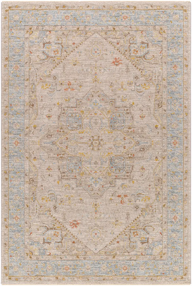 Ehan Cream Thick Luxe Oushak Rug