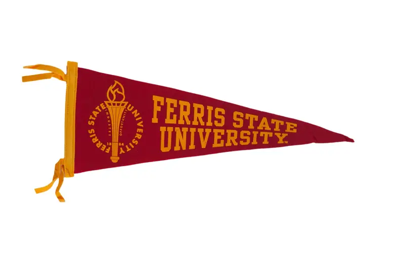 Ferris State University Felt Flag Pennant