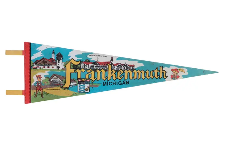 Frankenmuth Michigan Felt Flag Pennant