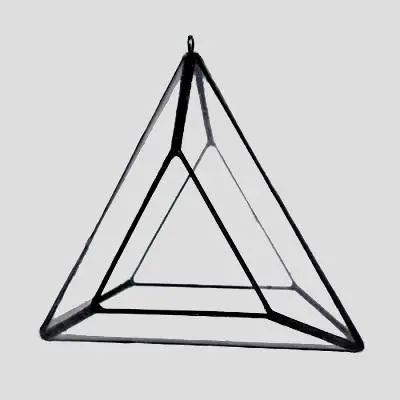 Glass Triangle Air Plant Hanger