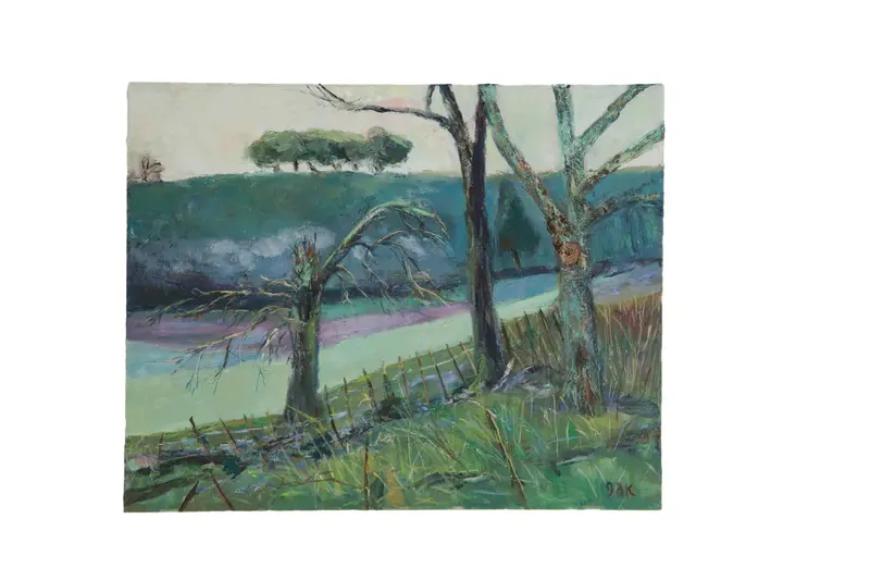 Grace B. Keogh Painting "Trees"