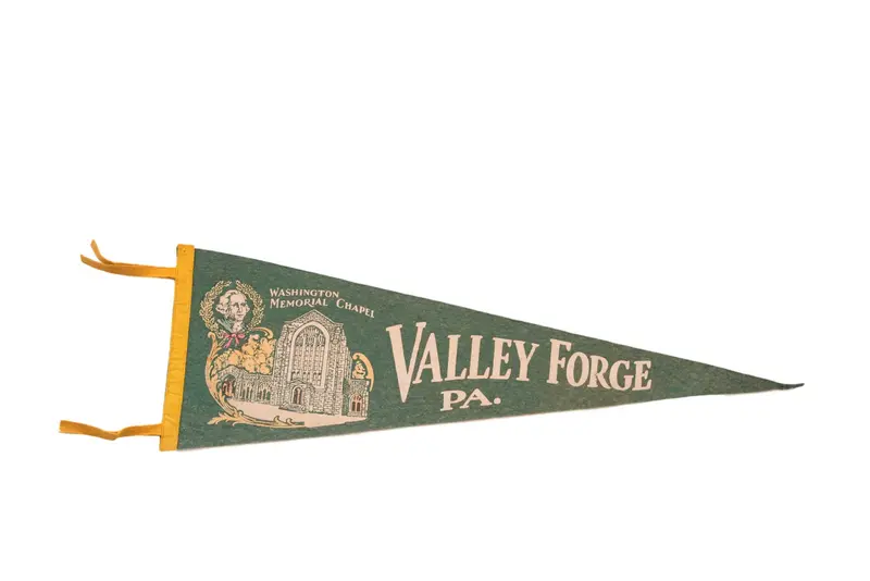 Green Valley Forge PA Felt Flag