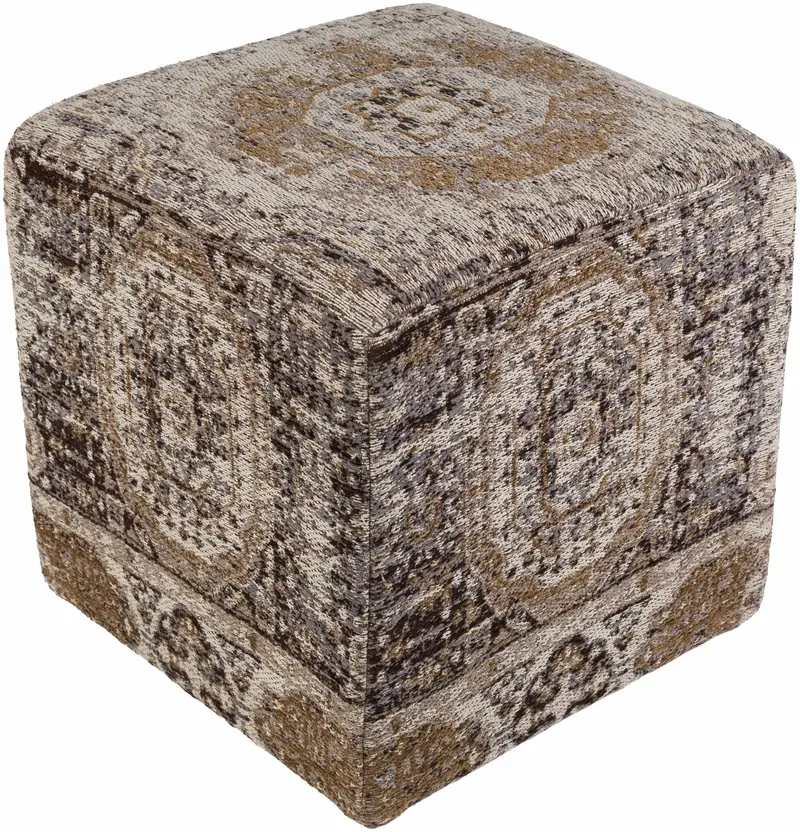 Gretna Brown Ottoman Pouf