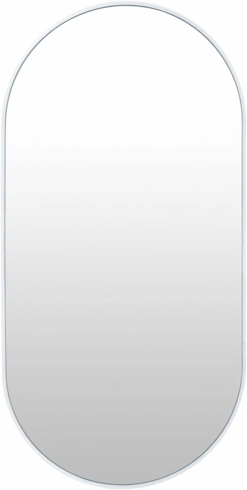 Hagenburg White Iron Frame Mirror