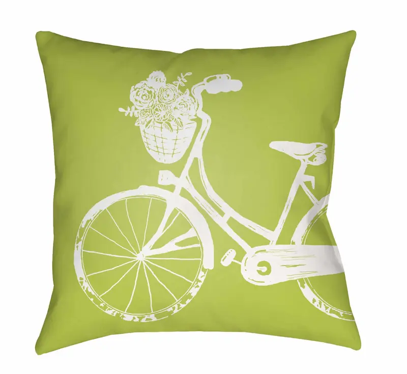 Haliliye Retro Bicycle Outdoor Throw Pillow
