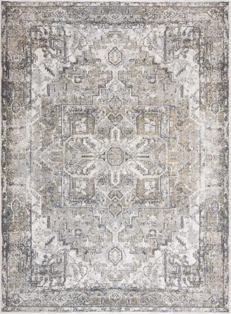 Hera Olive Boutique Washable Rug