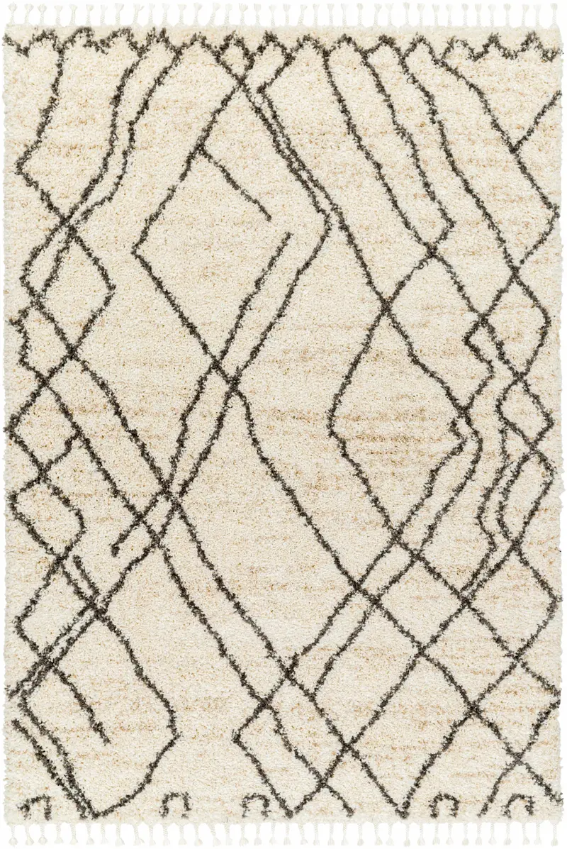 Hersz Cream Area Rug - Clearance