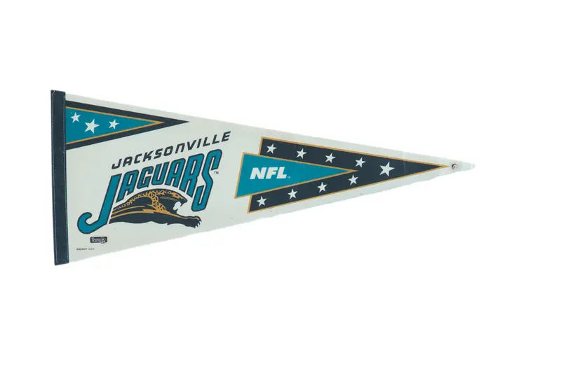 Jacksonville Jaguars Felt Flag Pennant