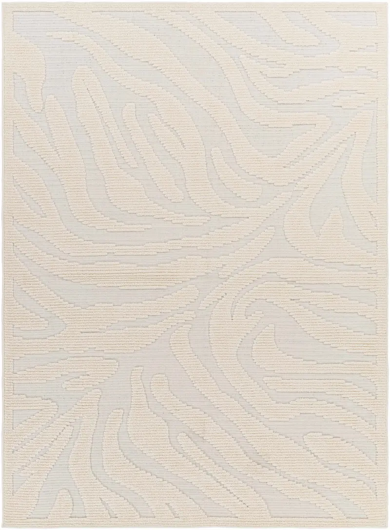 Keto Cream 3D Zebra Rug - Clearance